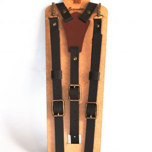 Leather suspenders 2 Tone