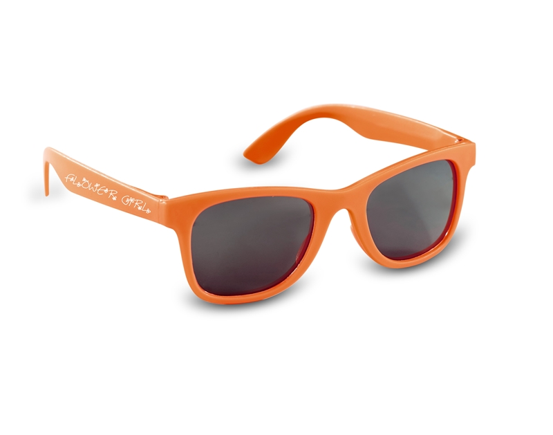 kids orange sunglasses